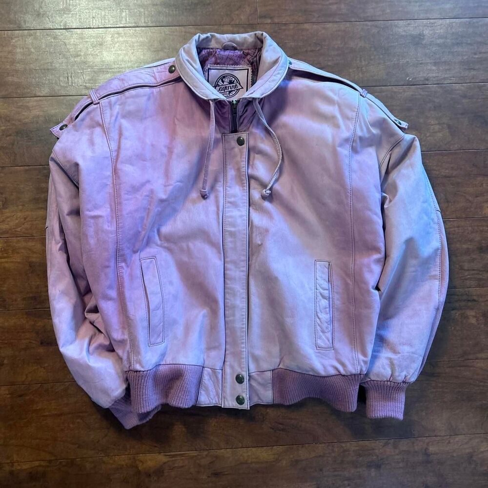 Vintage Pink Faded Cayenne women’s leather jacket